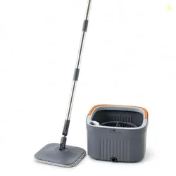 The Better Home 360 Degree Flat Mop Set | Bucket Mop with Wringer Syst