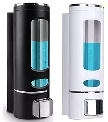 EVGREF Wall Mounted Soap Dispenser Shampoo Conditioner for Bathroom Ki