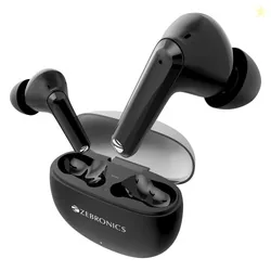 ZEBRONICS PODS K3, in-Ear Wireless Earbuds, 40 Hrs Backup, Dual EQ, Qu