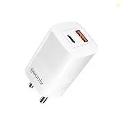 Geonix Atomic G65 Gan Charger, 65W GaN Charger | Dual Port USB & Type-
