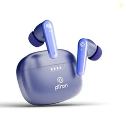 pTron Basspods Tour TWS Earbuds with 3D AudioScape, 45Hrs Playtime, Tr