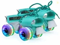 jaspo Marshall Illumi Premium Adjustable Quad Roller Skates For Kids/B