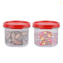 SIMPARTE Smart Slim Storage Air-Tight & Leak Resistant Plastic Round M