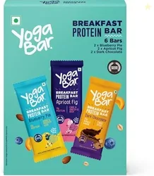 Yogabar Breakfast Bars Variety Pack | Daily Protein Bar | High Energy