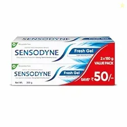 Sensodyne Fresh Gel 150g x 2 Value Pack (Save Rs 50) | Sensitive tooth