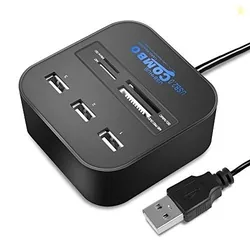 Cartup High-Speed USB Hub for Pc and Laptop with Multi-Card Reader  3