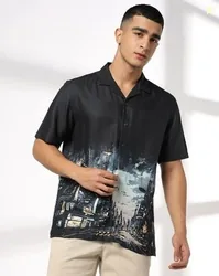 NETPLAY Men Graphic Print Regular Fit Shirt