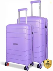 NASHER MILES Hard Body Set of 2 Luggage 8 Wheels - HardSided Poly...mo
