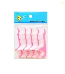 Red Champion 3in1 Dental Tooth Cleaning Dental Floss Plastic Set for C