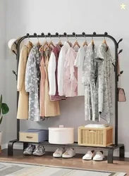 Domera Steel Floor Cloth Dryer Stand Cloth Hanging Stand (4 Tier)