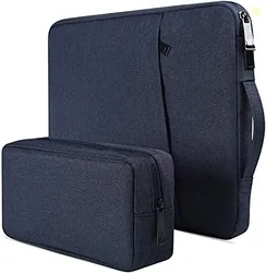 Dynotrek Zipper 17.3 inch Laptop Sleeve Case Cover with Charger Pouch