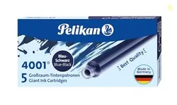 Pelikan 4001 GTP/5 Giant Ink Cartridge (Blue Black)
