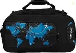Enduro Map Black 32L Travel Duffle Bag | Spacious Main Compartment wit