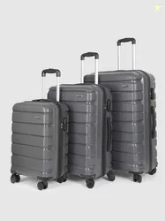 Teakwood Leathers India Set of 3 Trolley Bag