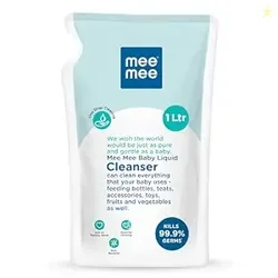 Mee Mee Baby Liquid Cleanser 1 L Anti-Bacterial Kills 99.9% Germs | fo