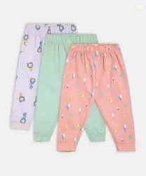 MINI KLUB Track Pant For Baby Boys (Multicolor, Pack of 3)