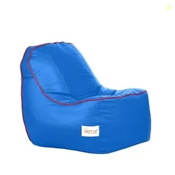 Sattva Rester Leatherette XXXL Bean Bag Cover Without Beans - Royal Bl