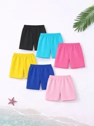 YK X Trampoline Kids Pack of 6 Solid Shorts