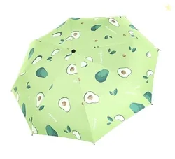 House of Quirk 3-Fold Travel Umbrella - Auto Open/Close Ultra Light an