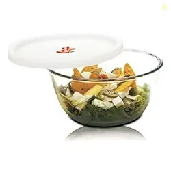 SignoraWare Borosilicate Glass Mixing Bowl with Lid & Steam release Kn