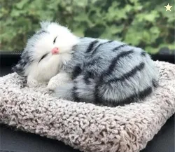 Prezzie Hub Sleeping Cute Cat for Car Dashboard and Home Decor with Ac