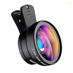 Mobile Camera Lens 0.45X mm Super Wide Angle Lens, 15X Macro Lens, Cli