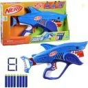 Nerf Junior Wild Sharkfire, Easy Play Dart Blaster, 8 Elite Darts, Age