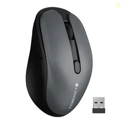 ZEBRONICS Charm Rechargeable Wireless Mouse Dual Mode (2.4GHz + BT), D