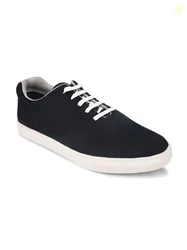 Roadster Men Navy Blue Woven Design Sneakers