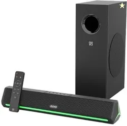 GOVO Gosurround 600 90 W Bluetooth Soundbar (Platinum Black, 2.1 ...more