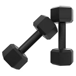 Star X Hexa PVC 1KG Fixed Dumbbell Set for Home Gym Workout, Dumbells