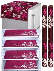 HOME LIVING Refrigerator  Cover (Width: 55 cm, PURPLE)