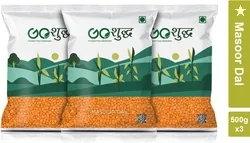 Goshudh Unpolished Masoor Dal (Split) (1500 g)