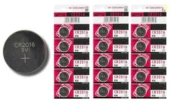 Invento 15pcs 3V CR2016 Li-ion Battery (Non-Rechargeable) CR 2016 Butt