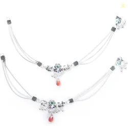 Charms Diva Precious Alloy Anklet (Pack of 2)