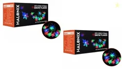 Halonix Decorer Snow Flakes 15 Bright Led String Light | Diwali Light