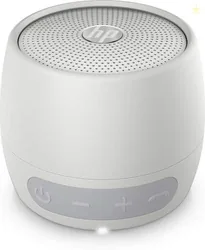 HP 360 Mono Portable Silver Bluetooth Speaker with Built-in Microphone