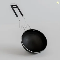 Add2Cart Pre-Seasoned Tadka Pan, Compatible with Gas | Toxin-Free, Che