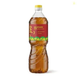 JIVO Cold Pressed Kachi Ghani Chemical Free Mustard Daily Cooking Oil,