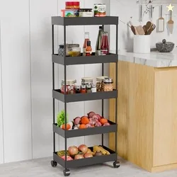 TEX-RO Plastic Storage Rack for Bedroom/Shelf for Bedroom/Bathroom Sto