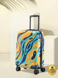 NASHER MILES Small Cabin Suitcase (55 cm) 8 Wheels - Manali Polyc...mo