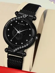 Rizzly Analog Watch  - For Women 142-Black Flower Designed For Gi...mo