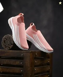 Nobelite Walking Shoes For Women (Pink , 8)