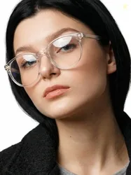 Lenskart Blu Unisex Transparent Zero Power Bluecut & Antiglare Compute