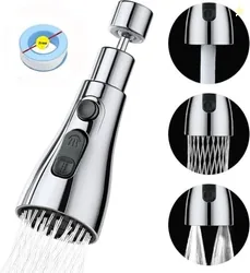 Tap Extender for Kitchen Sink Universal Flexible Kitchen Faucet Rotati