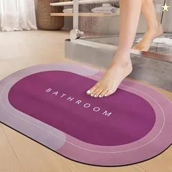 SITTELLA Rubber 1 Piece 3.5Mm Anti-Skid Water Soaking Bathroom Print D