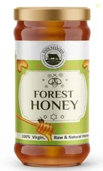 Indu Foods Forest Honey, 100% Virgin Raw and Natural, Unprocessed, Rich in Antioxidants, Healthy Sweetener