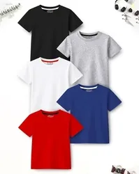 TRAMPOLINE Boys Relaxed Fit Round-Neck T-Shirt