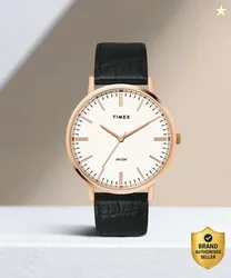 TIMEX Round 41mm White Dial Analog Watch  - For Men TW0TG8003