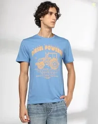 DNMX Men Graphic Print Regular Fit Crew-Neck T-Shirt